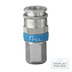 AC71CF/S XF-Euro Coupling Female Thread Rp 1/4 (Display Packed)