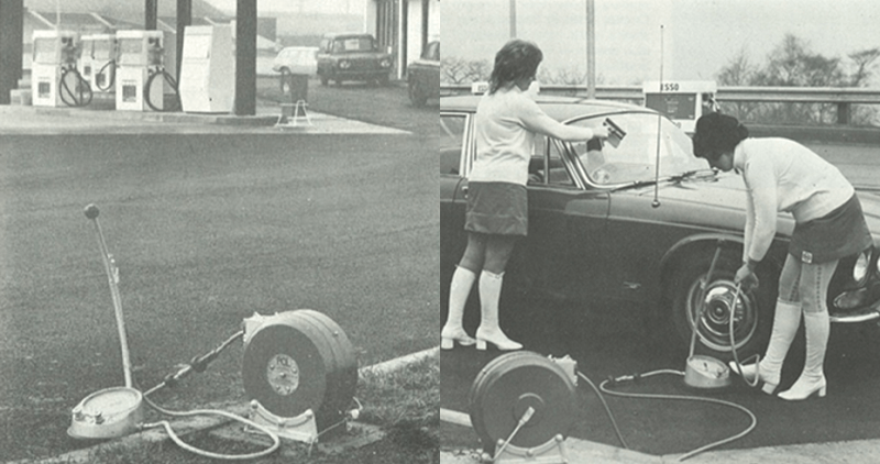 PCL Pavement Gauge and Companion Hose Reel at Esso M1 Service Area