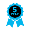 5 Year Warranty Icon